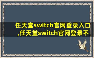 任天堂switch官网登录入口,任天堂switch官网登录不了